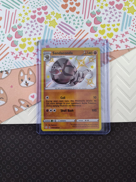 Pokemon TCG - Sandaconda Shining Fates Holographic Card SV071/SV122 - Pfaltzcraftsmore Pokemon TCG - Sandaconda Shining Fates Holographic Card SV071/SV122 - Pfaltzcraftsmore