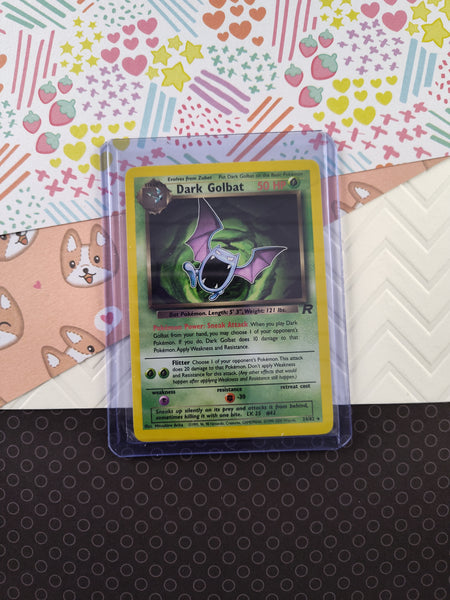 Vintage Rare - Dark Golbat Team Rocket Non-Holo Pokemon Card 24/82 - NM