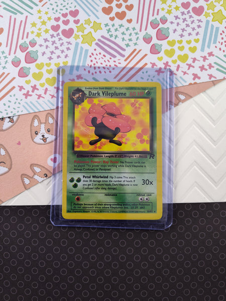 Vintage Rare - Dark Vileplume Team Rocket Non-Holo Pokemon Card 30/82 - NM