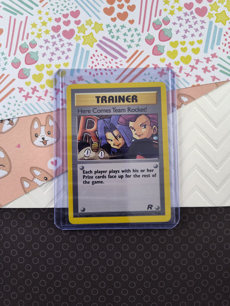 Vintage Rare - Here Comes Team Rocket! Non-Holo Pokemon Card 71/82 - NM