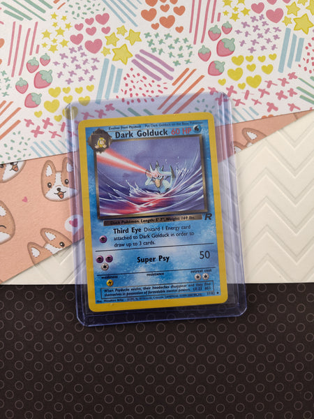 Vintage Uncommon - Dark Golduck Team Rocket Non-Holo Pokemon Card 37/82  - NM