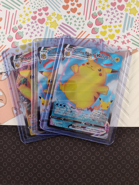 Pokemon TCG Pikachu Celebrations Full Art Holo Cards Set/3 - NM