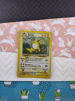 Vintage Rare - Raichu Base Set Holographic Pokemon Card 14/102 - MP/Creased