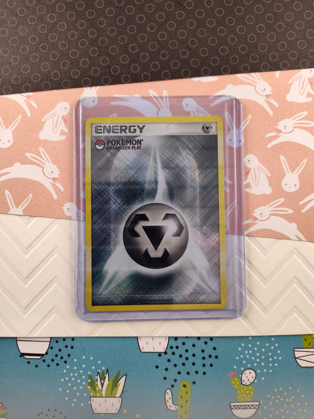 Pokemon TCG - Metal Energy Organized Play Holographic Card - NM