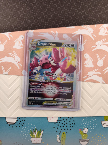 Pokemon TCG - Drapion VSTAR Lost Origin Full Art Holo Card 119/196