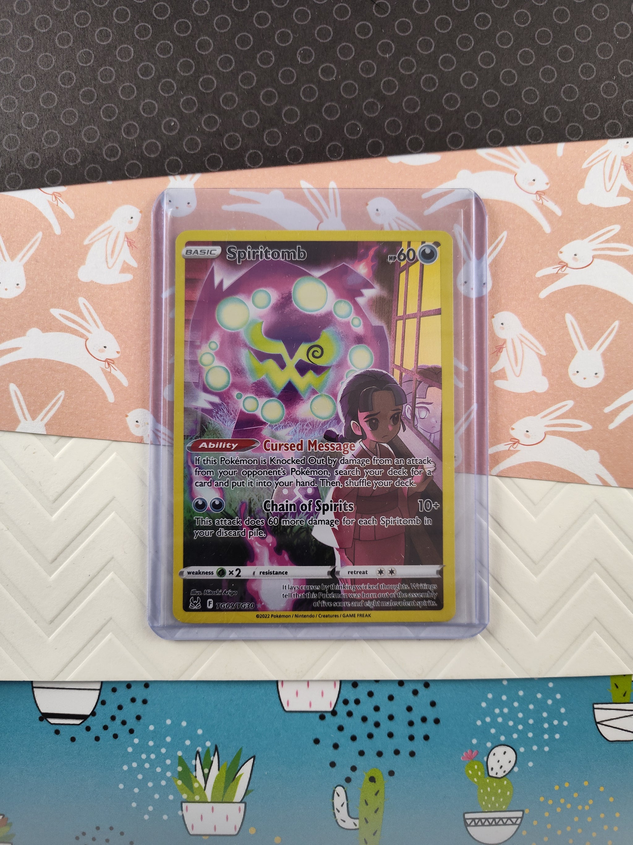 Pokemon TCG Lost Origin TG09/TG30 Spiritomb Card