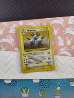 Vintage Rare - Magneton Base Set Holographic Pokemon Card 9/102 - LP