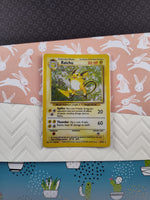 Vintage Rare - Raichu Base Set Holographic Pokemon Card 14/102 - LP