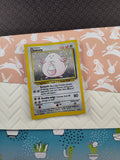 Vintage Rare - Chansey Base Set Holographic Pokemon Card 3/102 - MP (B)