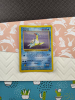 Vintage Rare - Lapras Fossil Holographic Pokemon Card 10/62 - LP (C)