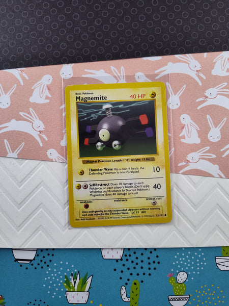 pokemon magnemite card Vintage Common