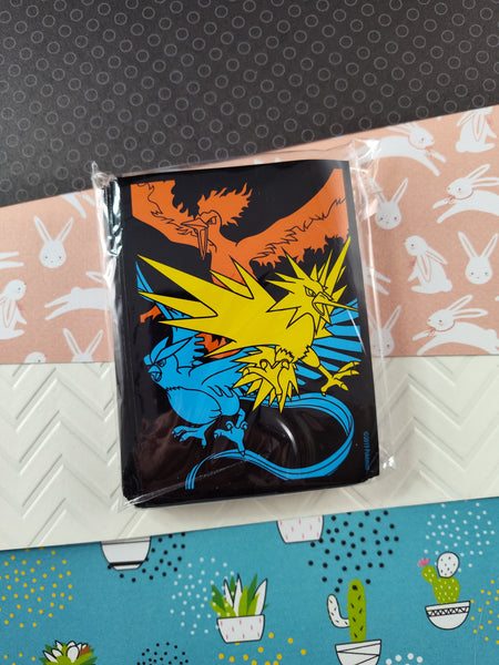 Pokemon TCG Decorative Card Sleeves; Legendary Birds Hidden Fates 65 Sleeves