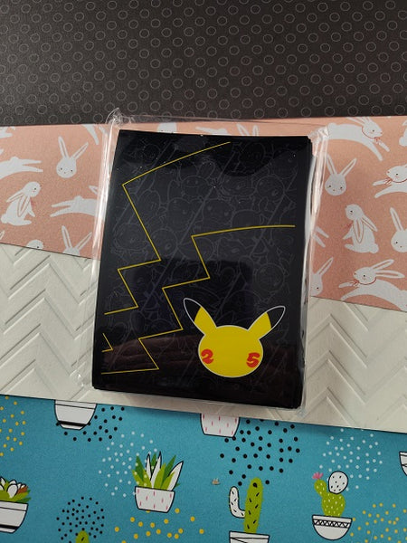 Pokemon TCG Decorative Card Sleeves; Pikachu Celebrations Black 65 Sle Pfaltzcraftsmore Pokemon TCG Decorative Card Sleeves; Pikachu Celebrations Black 65 Sle Pfaltzcraftsmore