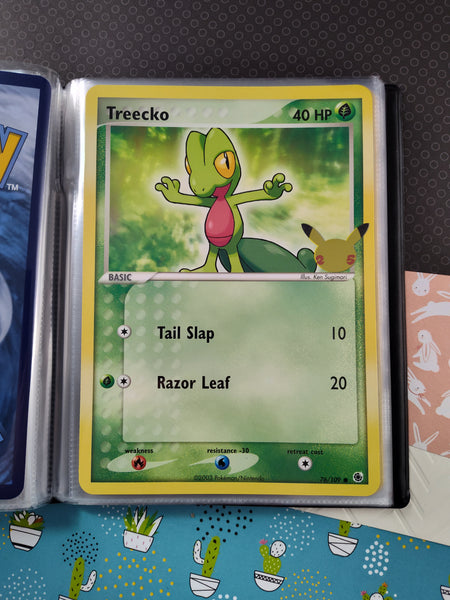 Pokemon TCG - Treecko Celebrations Non-Holo JUMBO Pokemon Card 76/109 - NM