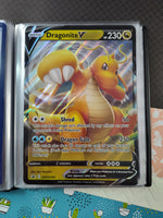 Pokemon TCG - Dragonite V  Promo Full Art Holo JUMBO Pokemon Card SWSH154 - NM