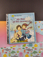 Vintage 1982 "My Book of the Seasons" First Little Golden Book, Hardcover