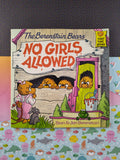 Vintage 1986 The Berenstain Bears "No Girls Allowed" by Stan & Jan Berenstain, Softcover