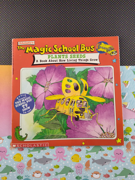 Vintage 1995 1st Printing Scholastic's The Magic School Bus Plants Seeds, Softcover