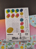 IKEA HEMSMAK Stickers Labels New/Sealed Unused Pack/8 Sheets 5" x 7"