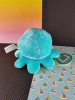 TeeTurtle: The Original Reversible Octopus Plushie, Blue/Green NWT