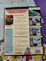 Vintage 1990 Broderbund Where in the World is Carmen Sandiego DELUXE Edition IBM/Tandy