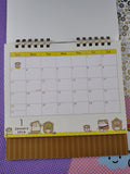2016 Japanese San-X Desk Calendar, Clean & Unused w/Postcards