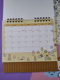 2016 Japanese San-X Desk Calendar, Clean & Unused w/Postcards