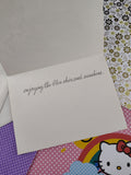 Vintage Thinking of You Greeting Card "Happiness Is..." Clean & Unused