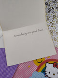 Vintage Thinking of You Greeting Card "Happiness Is..." Clean & Unused