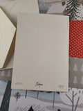 Vintage Christmas Greeting Card "To Grandpa with Love" Clean & Unused