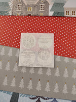 Vintage Sandylion Christmas SHINY Stickers Holiday Wreaths w/Bows, 1 Mod Unused
