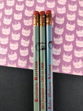 Vintage Presidential Presidents Pencil Set of 3, Blue, Unsharpened/Unused