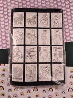Vintage 1998 Eric VanRaemdonck Coloring Set NEW & SEALED