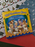 Vintage 1986 "The Christmas Story" with Ruthe J. Morehead's Holly Babes Softcover.