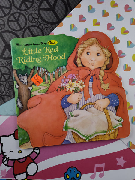 Vintage 1988 Golden Book Super Shape Classic Little Red Riding Hood Softcover