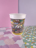 Vintage 2000 Cracker Barrel Plastic Cup Tumbler, Nice & Clean