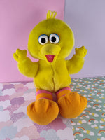 Vintage 1996 "Tickle Me" Big Bird Plush, 12" Talking Giggling Vibrating TYCO Untested