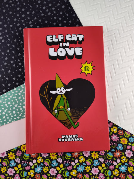 Elf Cat in Love by James Kochalka (2016, Hardcover)