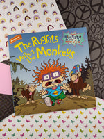 Vintage 1998 1st Printing Nickelodeon Rugrats: The Rugrats Versus the Monkeys Softcover