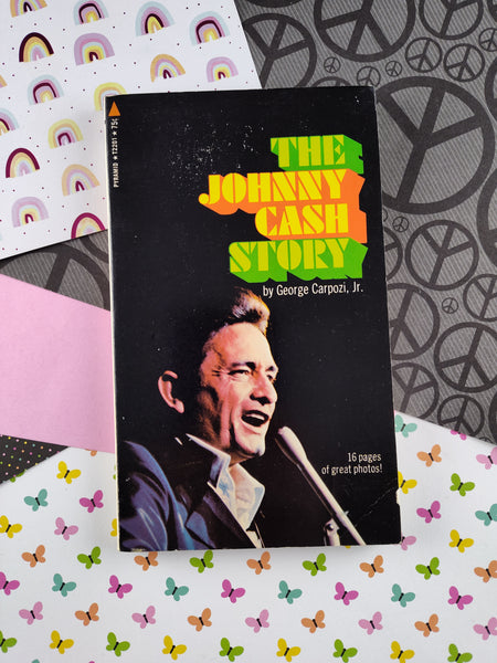 Vintage 1970 First Printing Pyramid Books, "The Johnny Cash Story" by George Carpozi, Jr.