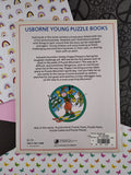 Vintage 1994 Paperback, Usborne Young Puzzle Books: Puzzle Mountain, Nice & Clean