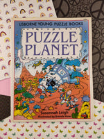 Vintage 1993 Paperback, Usborne Young Puzzle Books: Puzzle Planet, Nice & Clean