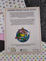 Vintage 1993 Paperback, Usborne Young Puzzle Books: Puzzle Castle, Nice & Clean