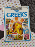 Vintage 1990 Paperback, Usborne Illustrated World History: The Greeks, Nice & Clean