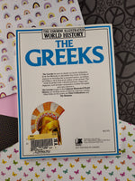 Vintage 1990 Paperback, Usborne Illustrated World History: The Greeks, Nice & Clean