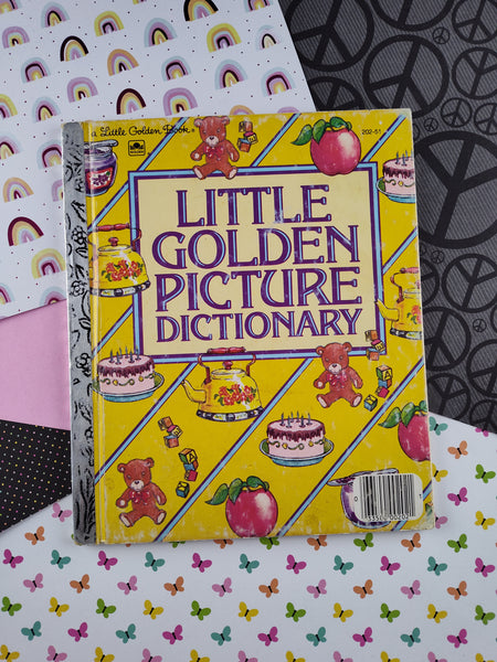 Vintage 1981 Little Golden Book: Little Golden Picture Dictionary Hardcover