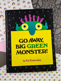 Vintage 1992 First Edition Go Away, Big Green Monster! by Ed Emberley Hardcover