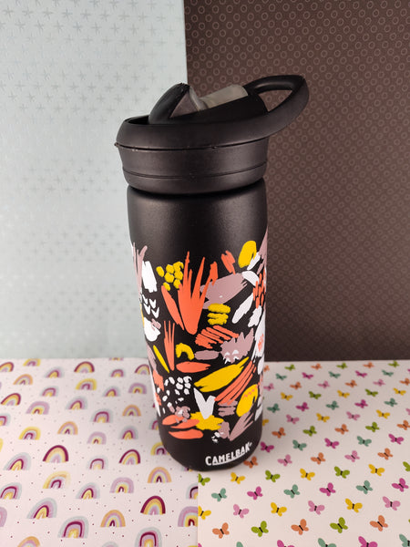 Eddy®+ 20 oz Water Bottle Insulated Stainless Steel, Colorful Floral Artsy