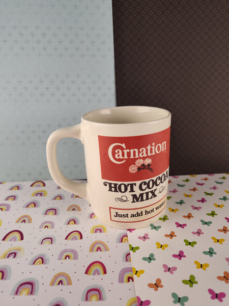 Vintage Carnation Hot Cocoa Mix Coffee Mug, Nice & Clean