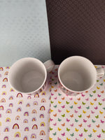 RTMWS Made in India Patterned Mugs Cup Set/2 Ceramic, Nice & Clean